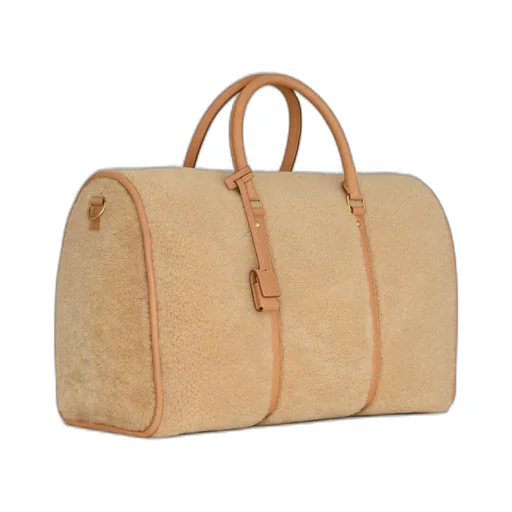 Duffle Bag In Shearling