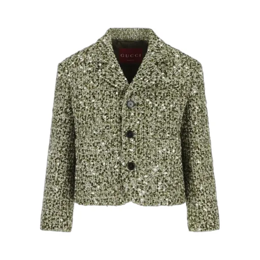 Gucci Long Sleeved Sequin Embellished Jacket