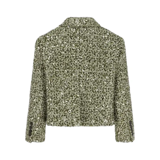Gucci Long Sleeved Sequin Embellished Jacket