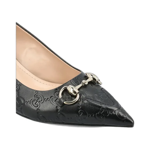 Gucci Gg Embossed Slip-On Pumps