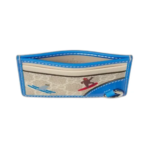 Gucci Printed Gg Card Case
