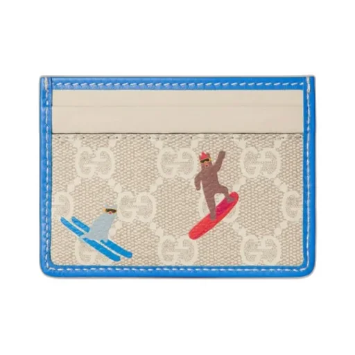 Gucci Printed Gg Card Case