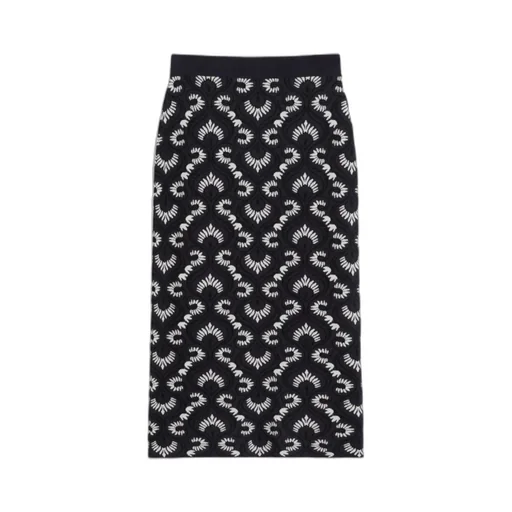 Bakuo Adhesive Midi Skirt