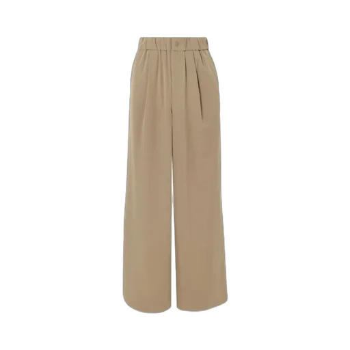 Kayson Pleated Woven Wide-Leg Pants
