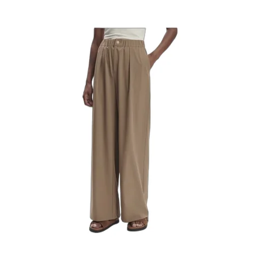Kayson Pleated Woven Wide-Leg Pants