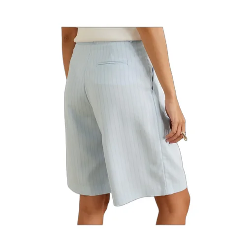 Vivian Pleated Striped Shorts
