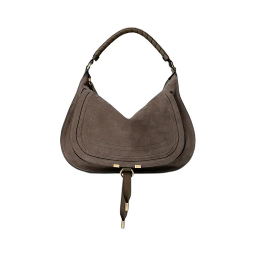 Marcie Suede Shoulder Bag