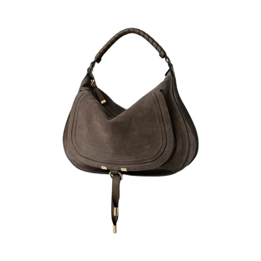 Marcie Suede Shoulder Bag