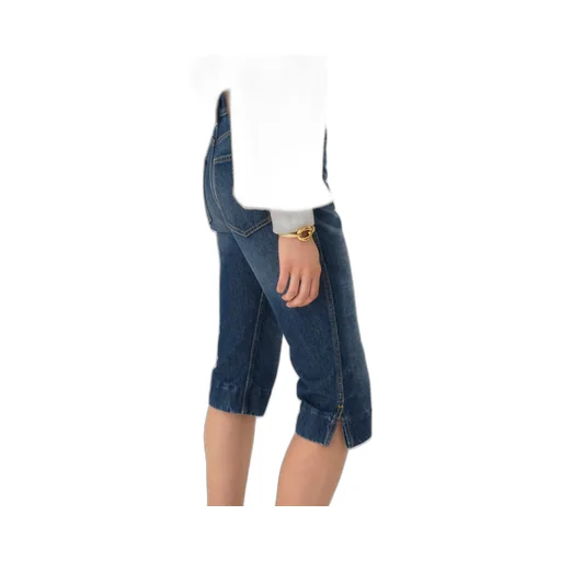 High-Waisted Cropped Jeans