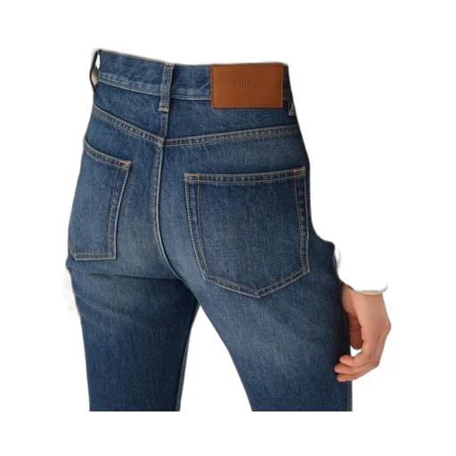 High-Waisted Cropped Jeans
