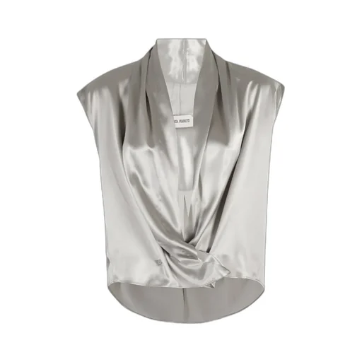 Alberta Ferretti Glossy Satin Shirt