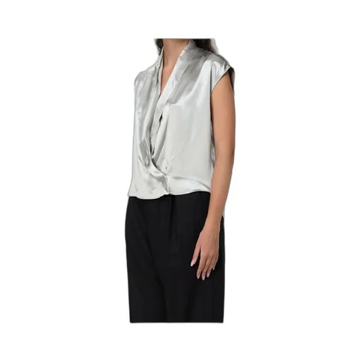 Alberta Ferretti Glossy Satin Shirt