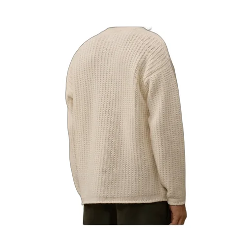 C.P. Company Textured Crew Neck Knitted Sweater