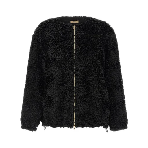 Herno Mini Ruffle Tulle Jacket