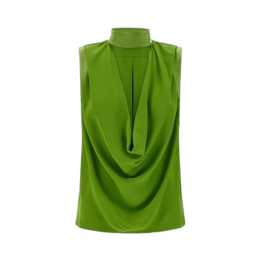 Elisabetta Franchi Sleeveless Draped Top