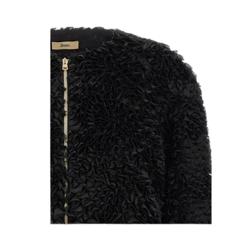 Herno Mini Ruffle Tulle Jacket
