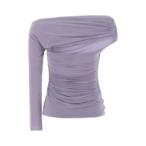 Elisabetta Franchi Asymmetrical Neckline Top