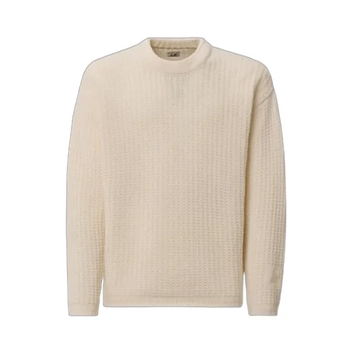 C.P. Company Textured Crew Neck Knitted Sweater