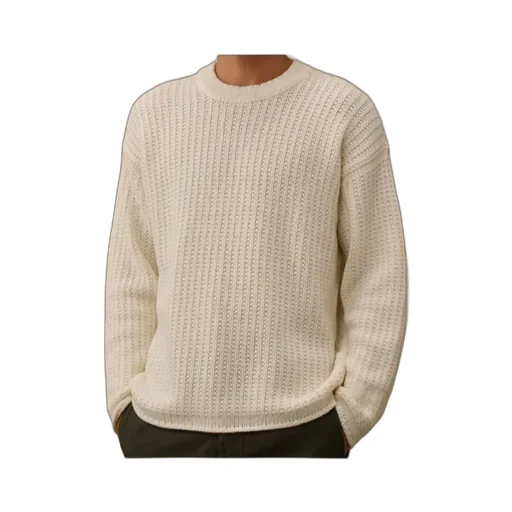 C.P. Company Textured Crew Neck Knitted Sweater