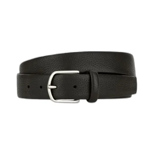 Engraved-Logo Buckle Belt