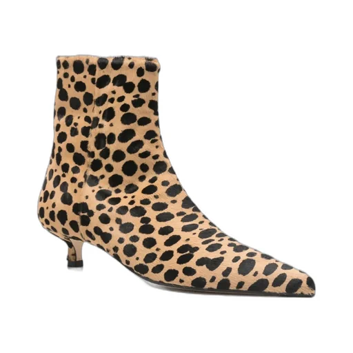 Sofie Leo Print Ankle Boots