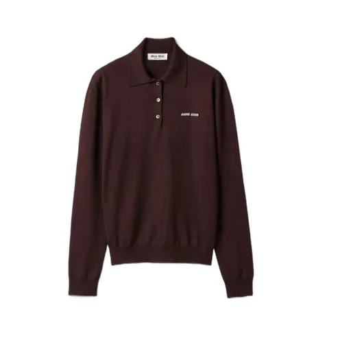 Wool Knit Polo Shirt