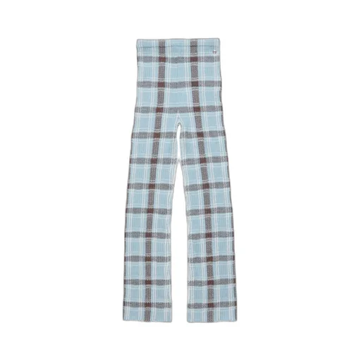 Plaid Pattern Casual Pants