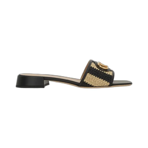 Valentino Vlogo Signature Slip-On Sandals