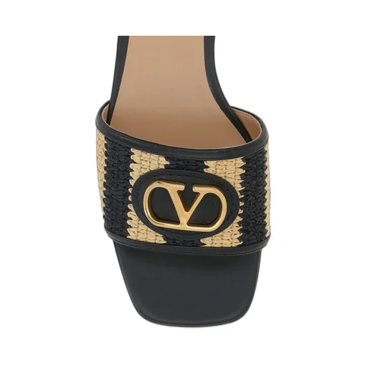 Valentino Vlogo Signature Slip-On Sandals