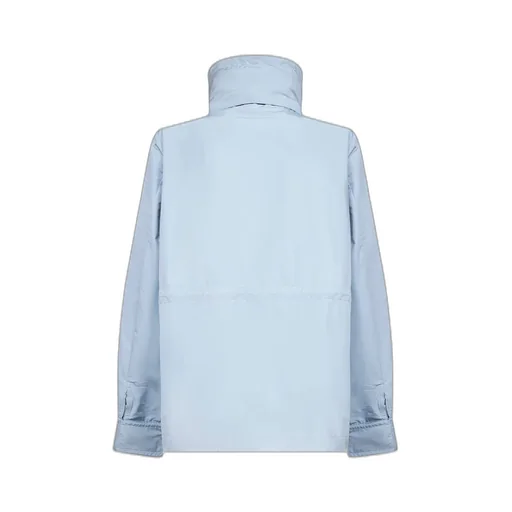 Moncler Logo Patch Zip-Up Coat
