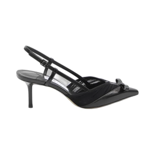 Jimmy Choo Afia Mesh Slingback Pumps