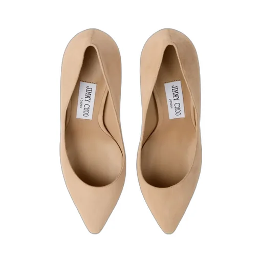 Romy 85 Chai Tonal Suede Pumps