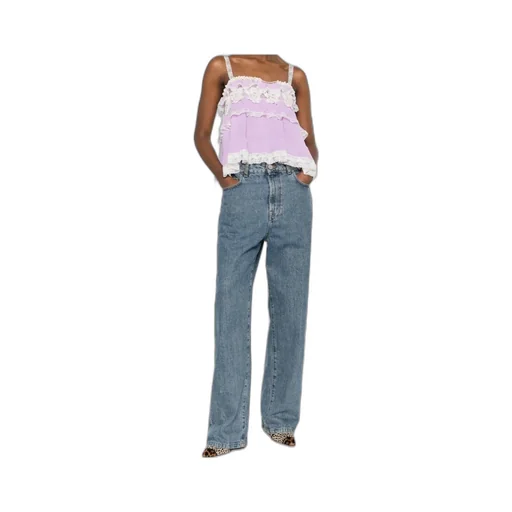Ruffled Lace Top