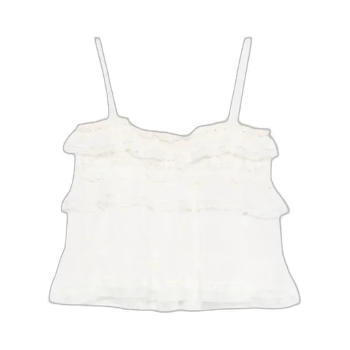 Lace Ruffled Top