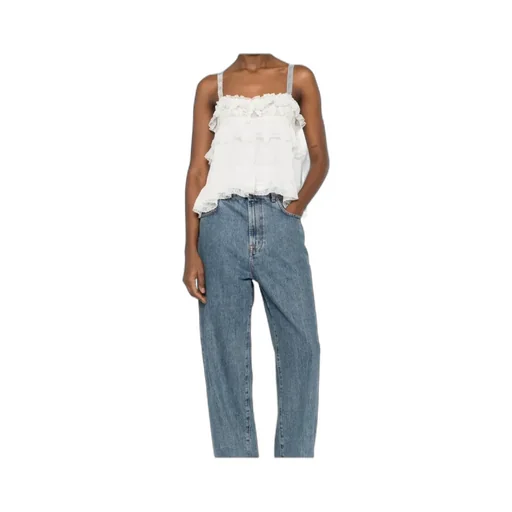 Lace Ruffled Top