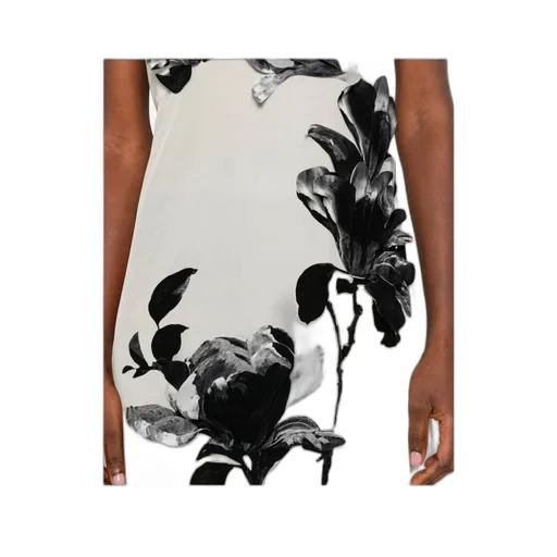 Floral Silk Maxi Dress