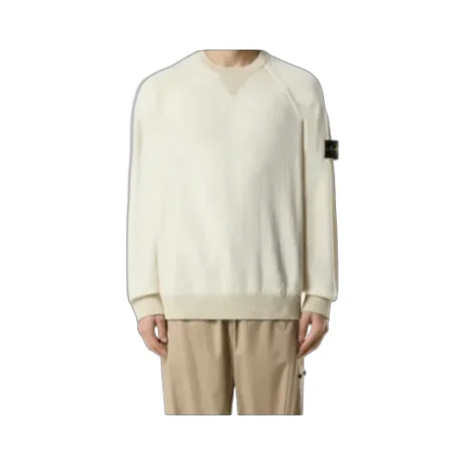 Stone Island Logo Patch Crewneck Jumper
