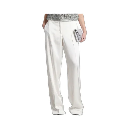 Stella Mccartney Pleated Straight Leg Trousers
