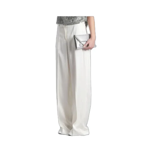 Stella Mccartney Pleated Straight Leg Trousers
