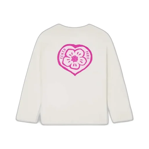 Long Sleeve T-Shirt In Cotton Kenzo Boke Heart