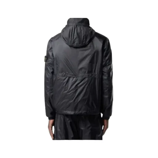 Stone Island Logo Patch Zip-Up Jacket
