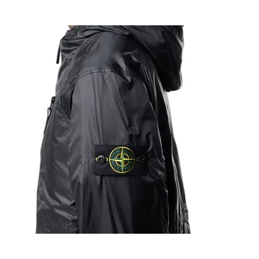 Stone Island Logo Patch Zip-Up Jacket