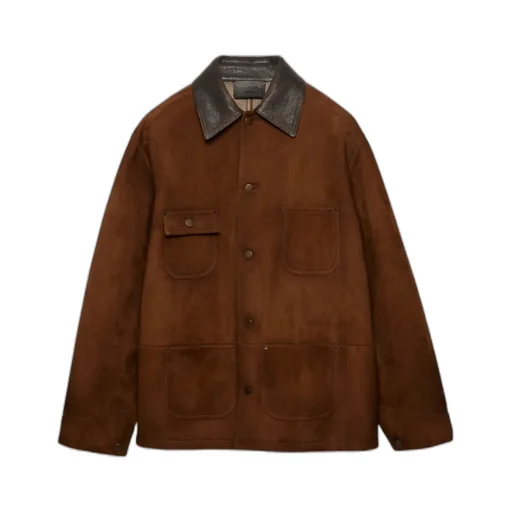 Suede Caban Jacket