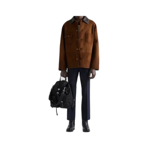 Suede Caban Jacket