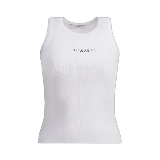 Givenchy Logo Ribbed Tank Top
