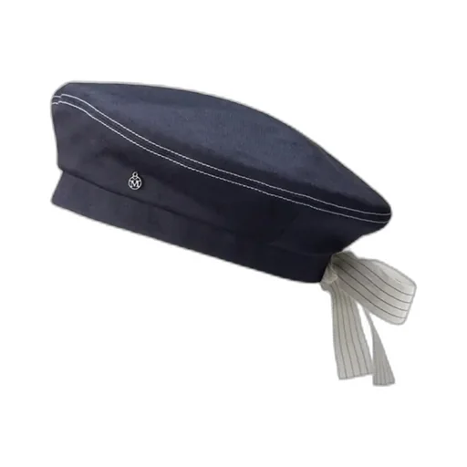 Maison Michel Bow Detailed Logo Charm Hat