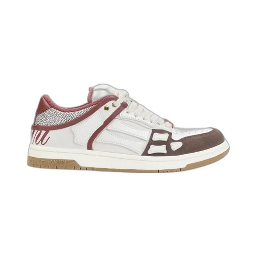 Amiri Round Toe Lace-Up Sneakers