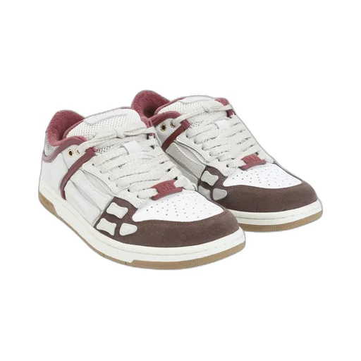 Amiri Round Toe Lace-Up Sneakers
