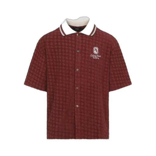 Amiri Logo Embroidered Button-Up Shirt