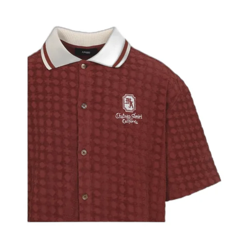 Amiri Logo Embroidered Button-Up Shirt